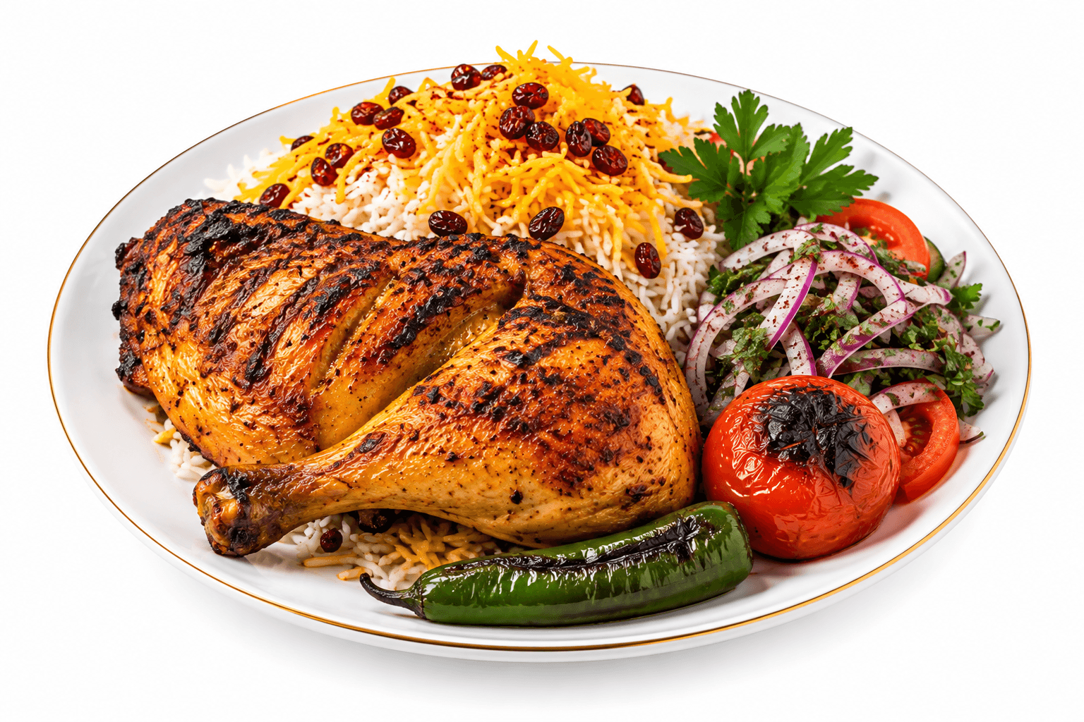 Herati Grilled Chicken with Rice
